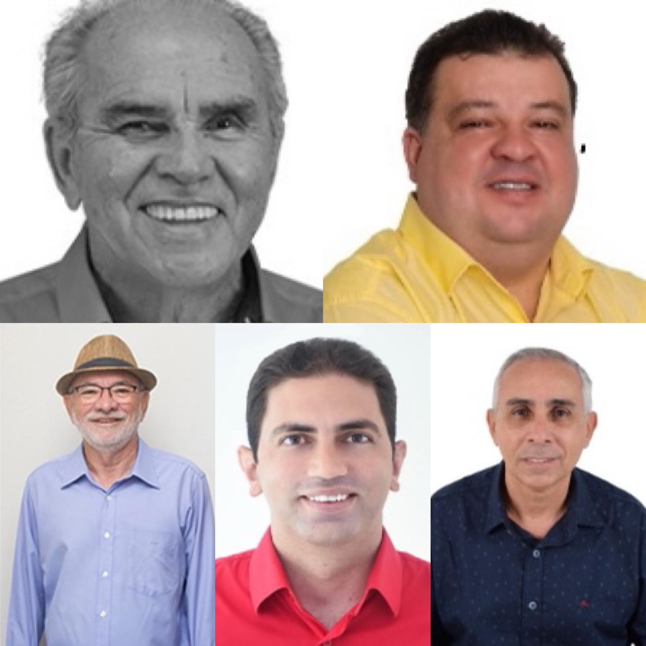 Cinco candidatos na disputa pela prefeitura