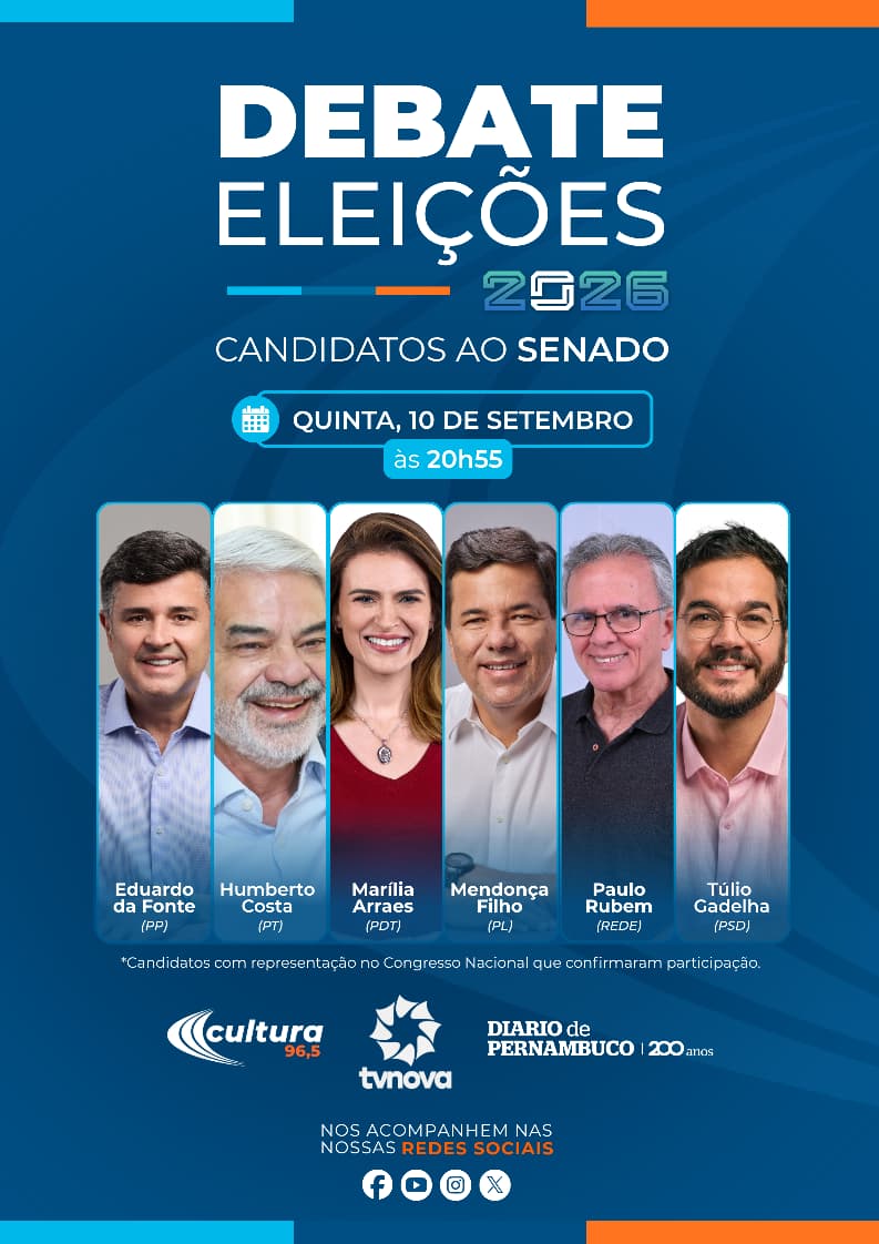 Rádio Cultura reúne candidatos ao Senado em debate nesta quinta-feira (10), em Caruaru - Blog do Mário Flávio